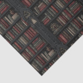 Boekliefhebber Dark Academia Tissue Paper Tissuepapier (Detail)