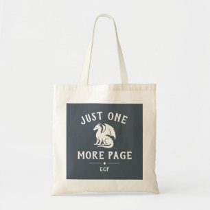 Boekliefhebber Grappige Spreuk Monogram Tote Bag