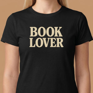 Boekliefhebber lezend t-shirt