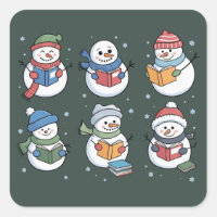 Boekliefhebber Sneeuwman Lezen Cadeau Leraar Winte