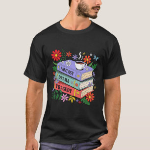 Boekliefhebbers Fantasy Drama Tragedie Subtiel 864 T-shirt
