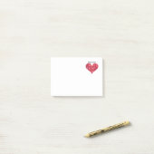 Boeklomenhart Post-it® Notes (Op bureau)