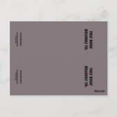 Boekmarkers voor poolBeren Briefkaart (Achterkant)