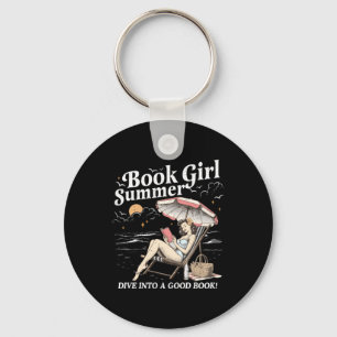 Boekmeisje zomer sleutelhanger