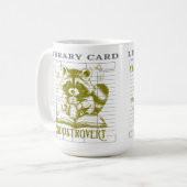 Boekminnende Boekenplank Est. 20XX Koffiemok (Voorkant links)
