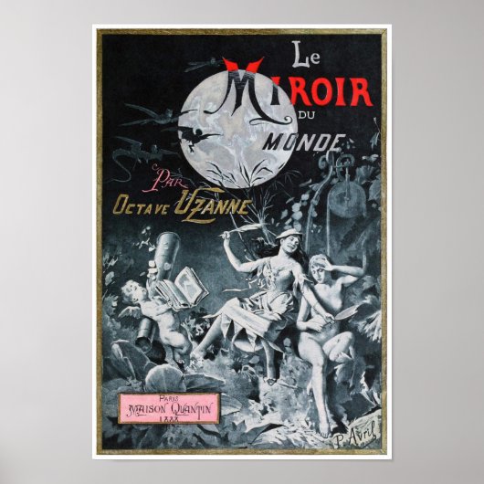  boekomslag "Le Miroir du Monde" poster (Voorkant)
