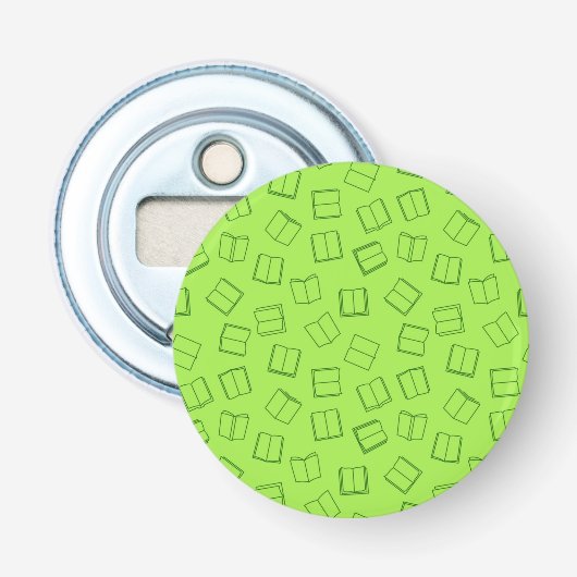 Boekpatroon Button Flesopener (Voorkant)