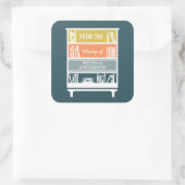 Boekplaat uit de Bibliotheek van Vierkante Sticker (Tas)