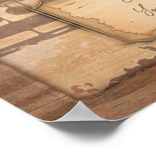 Boekschrijver / schrijver / uitgever. kunstgesche poster (Hoek)