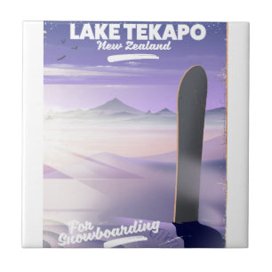 boekt een reis vandaag Lake Tekapo Nieuw-Zeeland Tegeltje