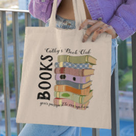Boekt uw paspoort naar Everywhere Book Club Tote Bag