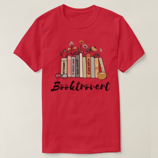 Boektrovert 18 t-shirt (Design voorkant)