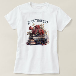 Boektrovert, boekenliefhebber t-shirt