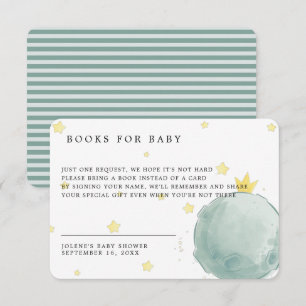 Boekverzoek Le Petit Prince Baby Shower Informatiekaartje