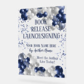 Boekvrijgave Start ondertekenaar Acryl Bord (Hoek)