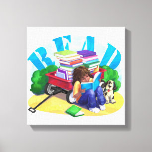 Boekweel Canvas Afdruk