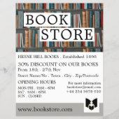 Boekweergave, Boekwinkel Adverteren Flyer (Voorkant)