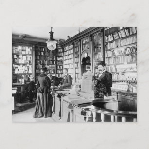 Boekwinkel, 1895 briefkaart