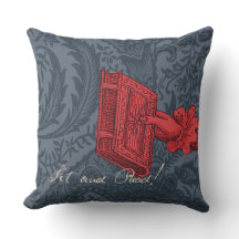 Boekwinkel, bibliotheek, leeshoek Blauw/Rood