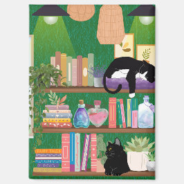 Boekwinkel katten magneet