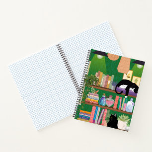 Boekwinkel katten notitieboek