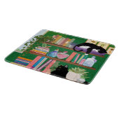 Boekwinkel katten snijplank (Hoek)