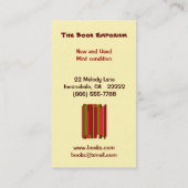 Boekwinkel Visitekaartje (Achterkant)