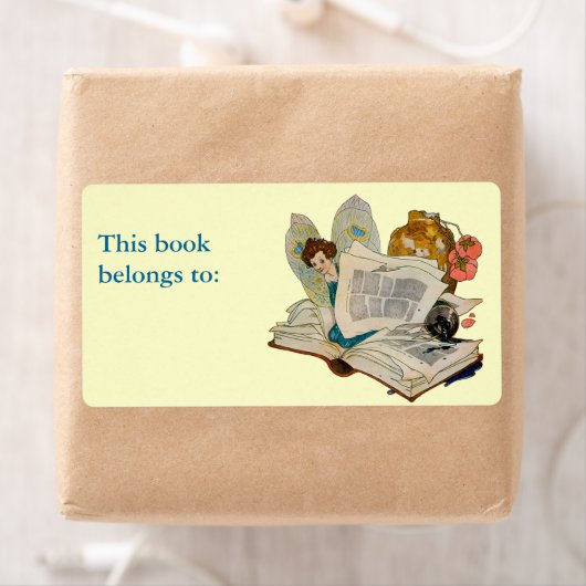 boekworm Fairy Etiket (Insitu)