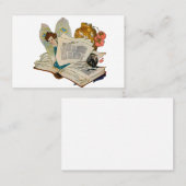 boekworm Fairy Visitekaartje (Voorkant / Achterkant)