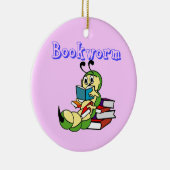 boekworm keramisch ornament (Rechts)