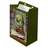 Boekworm Medium Cadeauzakje (Voorkant Gekanteld)