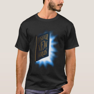 Boekworm Ontdek Nieuwe Werelden Boek Lezen T-shirt