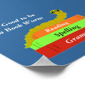 boekworm poster (Hoek)