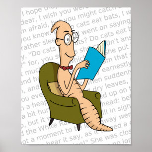 boekworm poster