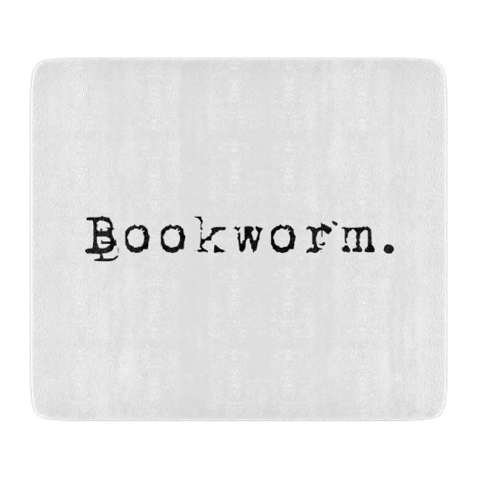 boekworm snijplank (Voorkant)