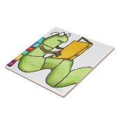 boekworm tegeltje (Zijkant)