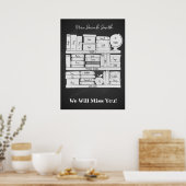 Boekzakmap voor leraren op school iPad pro Poster (Keuken)