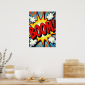 BOEM! Pop Art Explosion Poster (Keuken)