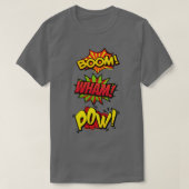 Boem Wham Pow Comic Bubbles T-shirt (Design voorkant)