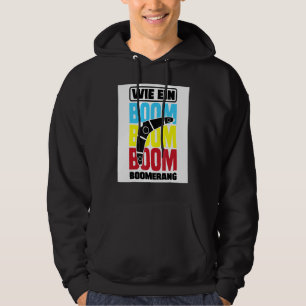 Boemerang Grafisch Boemerang Speler Boemerang Werp Hoodie