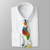 "Boemerangs" Abstract Stropdas voor design (Gebonden)