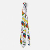 "Boemerangs" Abstract Stropdas voor design (Voorkant)