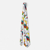 "Boemerangs" Abstract Stropdas voor design (Achterkant)