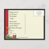 Boer Baby shower Briefkaart uitnodiging (Achterkant)