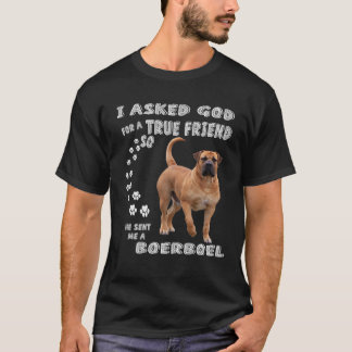 Boer Boel Dog mam Papa Gifts, Zuid-Afrikaanse Mast T-shirt