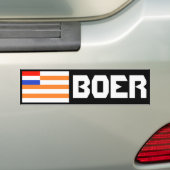 Boer Bumpersticker (Op auto)