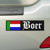 Boer Bumpersticker (Op auto)