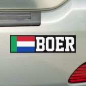 Boer Bumpersticker (Op auto)