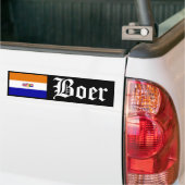 Boer Bumpersticker (Op Truck)