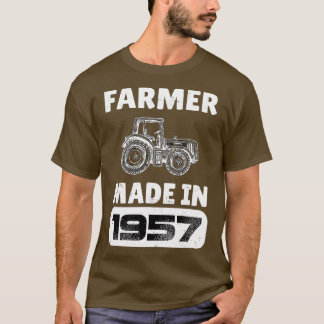 boer geboren in 1957 66 jaar oude vaders D T-shirt